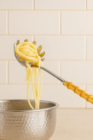 Bambum Mundo - Bambu Saplı Spagetti Kaşığı 29 7,5cm