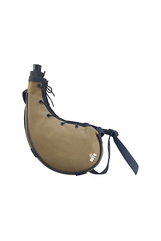 Fortunelane Askeri Eğitim İçin Dayanıklı 0.8l Kahverengi Su Kutusu Omuz Çantasıyla Kahverengi