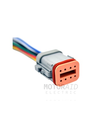 Deutsch Soket 8 Pin Kablolu Erkek Dişi Konnektör Takımı Araç Elektrik Bağlantı
