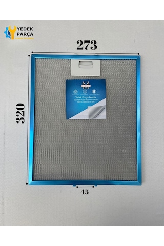 Arçelik Uyumlu: P30syı 273x320 Mm Aspiratör & Davlumbaz Tel Yağ Filtresi Model: 129730007 27,3x32 Cm