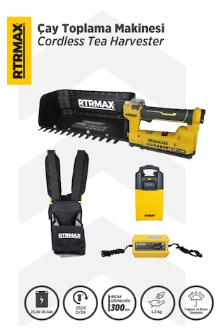 Rtrmax RTM9653 Şarjlı Çay Toplama Makinesi