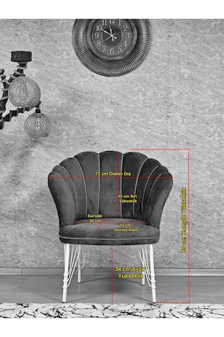 Tekli Gold Kaplama Tel Ayak Papatya Çay Seti Koltuk Takımı , Balk 001