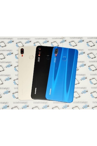 Tkgz - P20 Lite Arka Pil Batarya Kapağı ( Kamera Lensi) (221654636) Altın