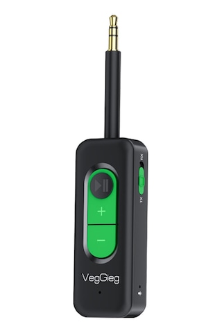 Veggieg Aux Bluetooth 5.4 Transmitter & Receiver Kablosuz Ses Adaptörü