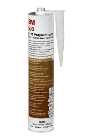 3m 590 Poliüretan Cam Mastik Siyah 310ml