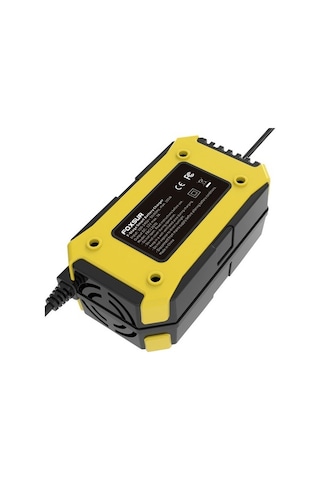 Novahub Siyah/sarı Şarj Kurşun-asit Cihazı Araç Akü 7a 12v - Hw