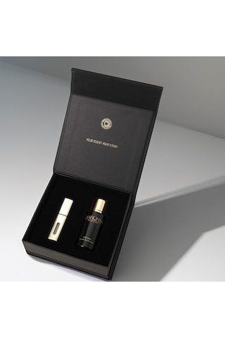 Erkek Parfüm Hediye Seti 50ml Extrait De Parfum + 8ml Doldurulabilir Şişe Lüks Hediye Kutusu M159