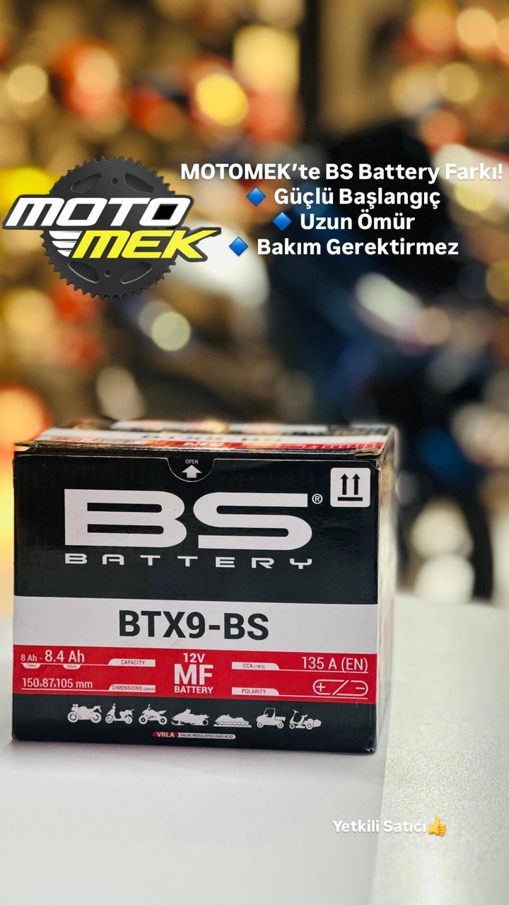 Suzukı V-strom 800/v-strom 800 De Uyumlu Bs Battery Btx9 Motosiklet Aküsü