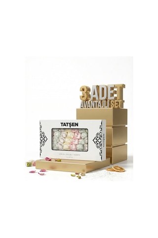 Tatşen Lokum Safranbolu 3x750 Gr