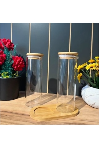 2'li Cam Yağdanlık Seti 280 Ml
