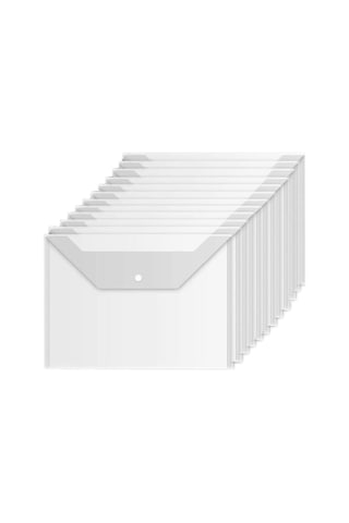 Noki Şeffaf A4 Çıtçıtlı Dosya 12'li