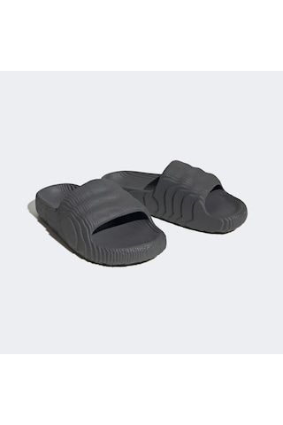 Adidas Adilette 22 Gri Unisex Gri Terlik Düz Hp6522 Gri