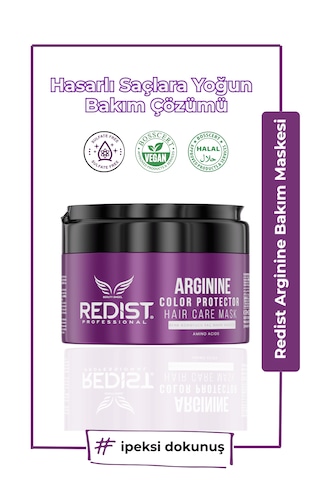 Redist Arginine Renk Koruyucu Saç Bakım Maskesi / Yoğun Onarım 250 Ml