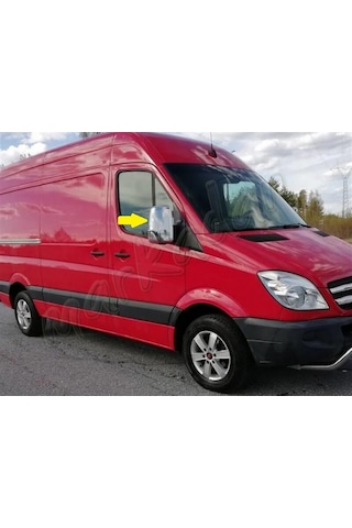 Db Chrome Mercedes Sprinter Krom Ayna Kapağı 2006 - 2018 2 Parça Ab