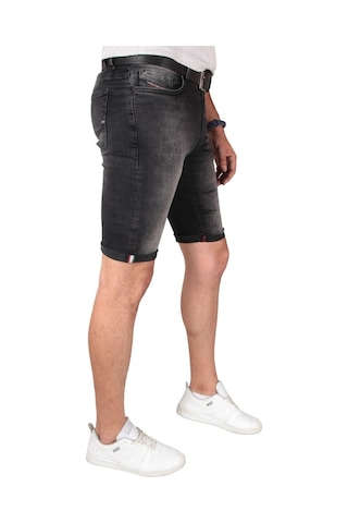Tom Free Store Erkek Skinny Fit Likralı Kot Kapri