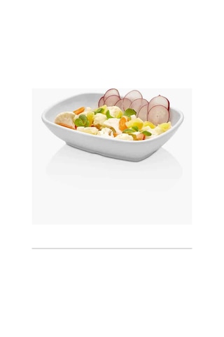 Melamin Kayık Tabak Royaleks-136 Çok Renkli