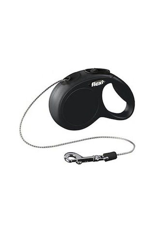 Flexi New Classic İp Siyah Xs Gezdirme Tasması 3 Mt Siyah