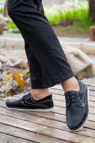 Daxtors D0607 Günlük Ortopedik Erkek Casual Ayakkabı Siyah