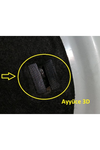 Ayyüce 3d, Vw Audi Skoda Kaput Yalıtım Halı Klipsi, 6x 1