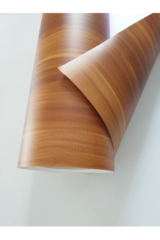 Ahşap Desenli Dolap Kaplama Folyosu 122 Cm X 1 Mt