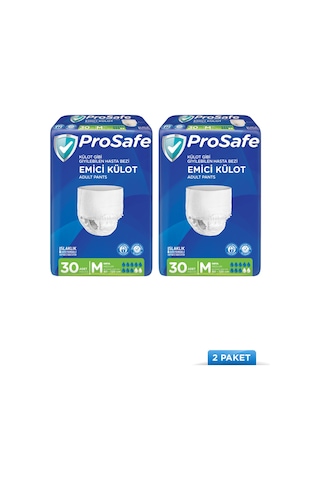 Prosafe Yetişkin Emici Külot Orta M 30'lu X2 M