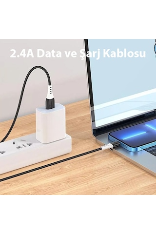 Hoco X82 Lightning To Usb 2.4 A Silikon Data Şarj Kablo