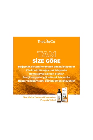 The Lifeco Zerdeçal Sıvı Ekstraktı 150 ML