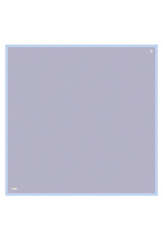Belli Twill İpek Eşarp 4317-36 Mor, Bebe Mavi