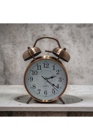 Nostaljik Çalar Saat Retro Tasarım, Sessiz Akan Mekanizma, Yüksek Sesli Alarm, Masa Ve Komodin İçin Dekoratif S Renkli