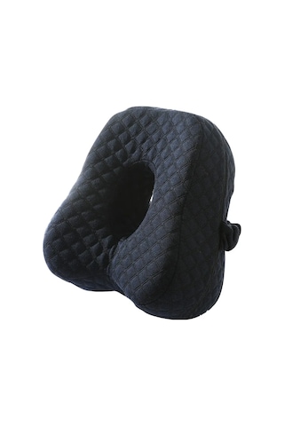 Diz Yastığı Hafızalı Sünger Bacak Yastığı Kayışlı Yan Yatma Bacak Yastığı - Koyu Mavi Lacivert