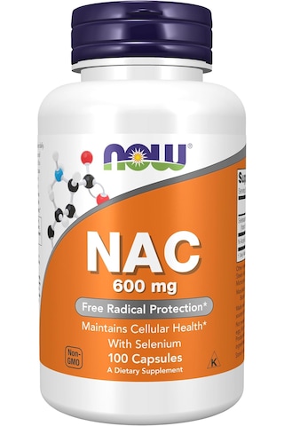 Now N.a.c N-acetyl Cysteine 600 Mg With Selenium 100 Kapsül
