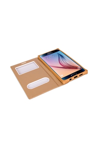 Fitcase Dolce Samsung Uyumlu S6 (G920) Gizli Miknatisli Pencereli Kilif 100118125