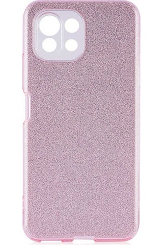 Xiaomi Mi 11 Lite Kılıf Zore Shining Silikon Rose Gold