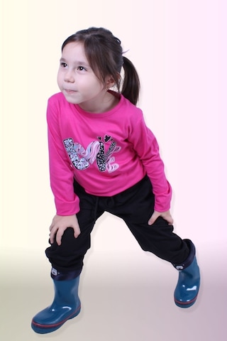 Fyk Kids Kız Çocuk Alt-üst Uzun Kollu Takım Pembe