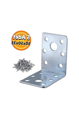 50x50x35 Mm L Demir Köşebent - 5 Adet