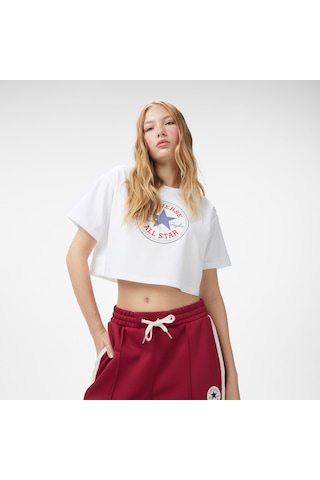 Converse Baskılı Kadın Beyaz T-shirtcvw5t107