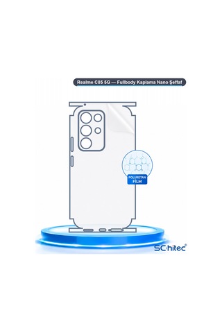 Realme C85 5g Uyumlu Fullbody Arka Kaplama Hidrojel Koruyucu Film 23793160