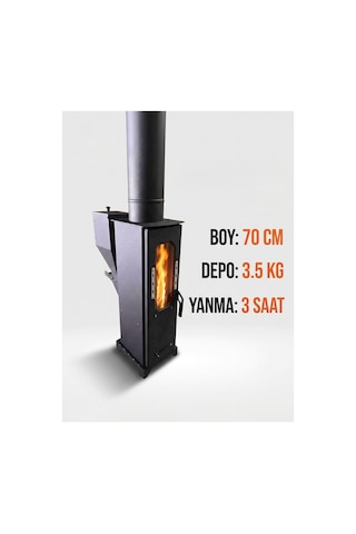 Kapalı Alan Ve Atölye Tipi Bacalı Pelet Sobası 70 Cm - Cam Kapaklı Ekonomik İç Mekan Isıtıcı - 936194655 Kapalı Alan Ve Atölye Tipi Bacalı Pelet Sobası 70 Cm - Cam Kapaklı Ekonomik İç Mekan Isıtıcı - 936194655