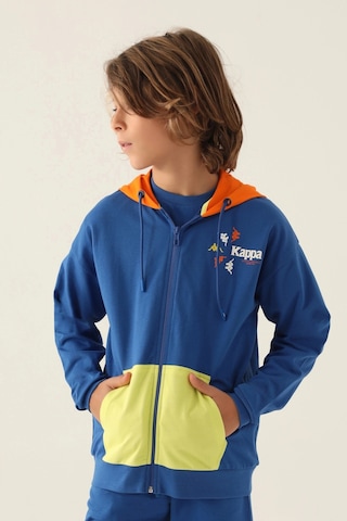 Kappa Erkek Çocuk Fullzıp Sweatshırt - Cobalt Cobalt