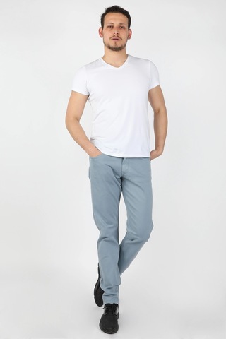 Erkek 5 Cep Gabardin Pantolon Mavi