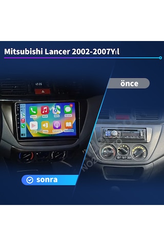 Mitsubishi Lancer 2007-2015yıl 4gb Ram 64gb Rom Carplay Multimedy