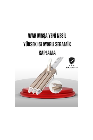 Ayarlanabilir Isı Ayarıyla Profesyonel Bukle Maşası - Hızlı Ve Nazik Şekillendirme
