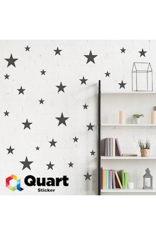Yıldız Sticker 82 Adet, Çocuk Odası Sticker, Duvar Sticker