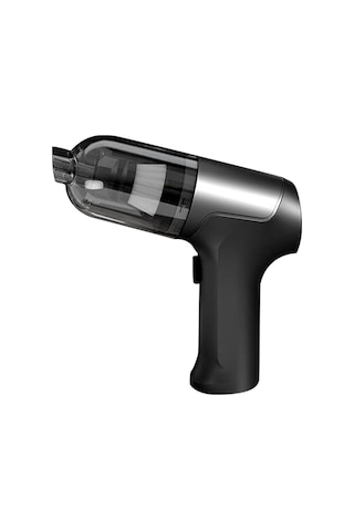 Tenfowee Siyah 60w El Tutan Minik Süpürge - Ev Ve Araba İçin Kablosuz, Islak-kuru Kullanım, 5000pa Vakum Gücü