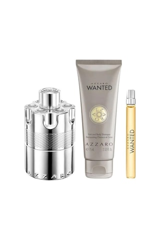 Azzaro Wanted 75 Ml Shampoo+edp 100 Ml+edp 10 Ml Erkek Parfüm Seti Odunsu