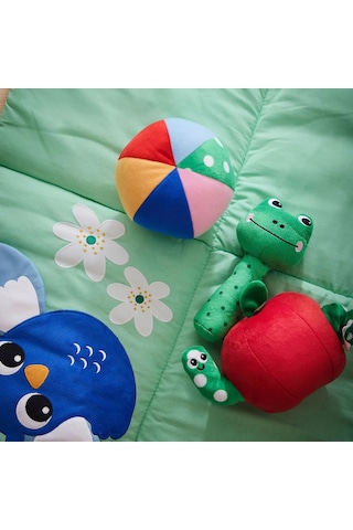 Ikea Sandbı Peluş Oyuncak Yeşil - Kırmızı - Beyaz