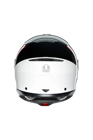 Agv Tourmodular Mlt Balance Çene Açılır Kask Beyaz Gri Kırmızı