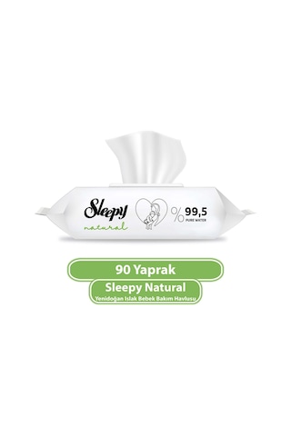 Sleepy Natural Yenidoğan Islak Havlu Mendil 2 X 90'Lı