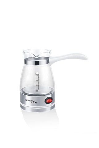 Cz-48 Elektrikli Cam Cezve Beyaz 0,5 L Türk Kahvesi, 700w, Gösterge Işıklı