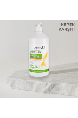 Dermokil Prebiyotik & Vitamin B5 Kepeğe Karşı Şampuan 1 Litre X 2 Adet Tüm Saç Tipleri